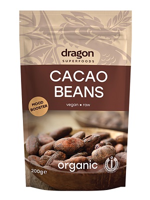 Poza Boabe de Cacao Bio Raw